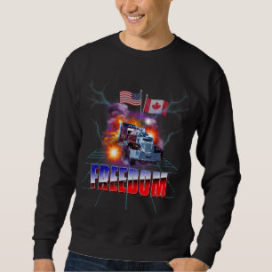 Storm Truck American USA Kanada Flaggenfreiheit Co Sweatshirt