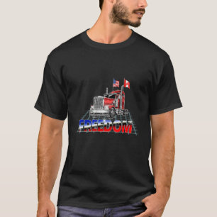 Storm Truck American USA Kanada Flaggenfreiheit Co T-Shirt