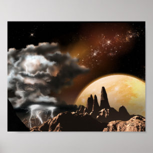 Stormansicht (10x8) poster