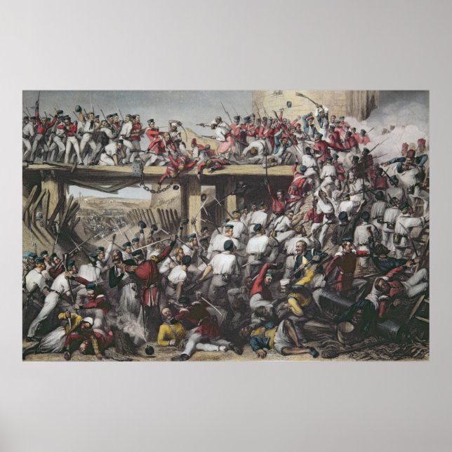 Storming in Delhi Poster (Vorne)