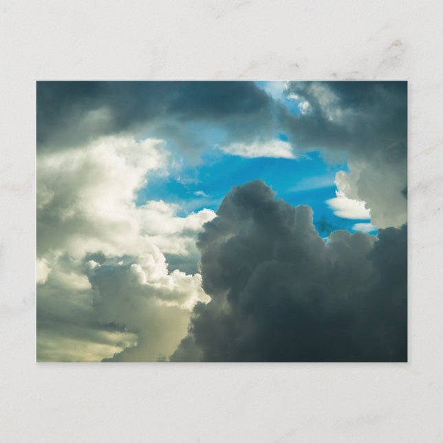 Stormischer Himmel Postkarte (Vorderseite)