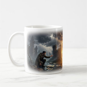 Stormlit Krieger Reise Jenseits Ruinen Tasse