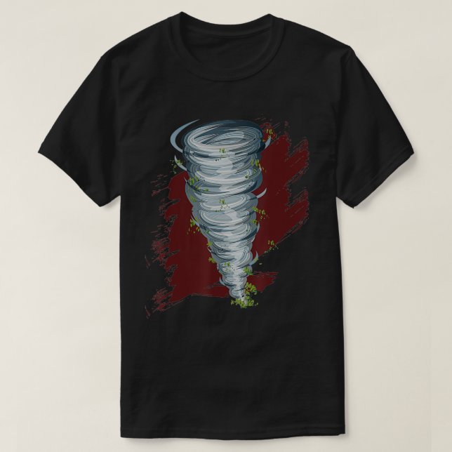 Storms Chaser Tornado Hurricane Blizzard Storms Ch T-Shirt (Design vorne)