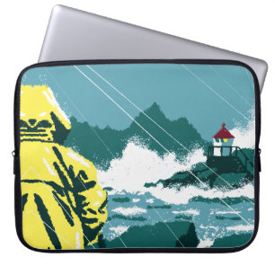 Stormwatch: Insel-Majestät Laptopschutzhülle
