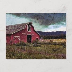Stormy America - Rural North Carolina Postkarte