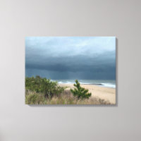 Stormy Beach Szene