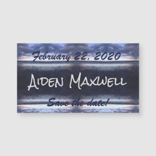 Stormy Day Save the Date Magnet