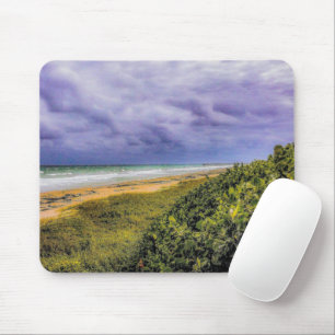 Stormy Jupiter Beach Mousepad