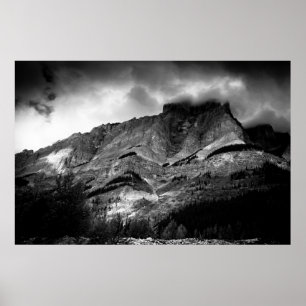 Stormy Mountain Poster