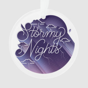 Stormy Nights Acryl-Ornament Ornament