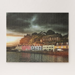 Stormy Portree Isle of Skye Scotland Travel Jigsaw Puzzle