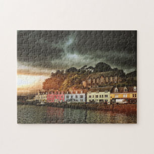 Stormy Portree Isle of Skye Scotland Travel Puzzle