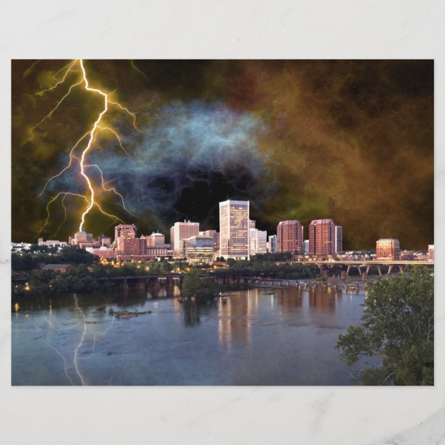 Stormy Richmond Skyline (Vorderseite)