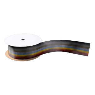 Stormy Salty Aquarell Pop Farbe Abstrakte Kunst Satinband