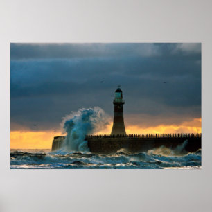 Stormy Sees bei Roker Poster/Print Poster