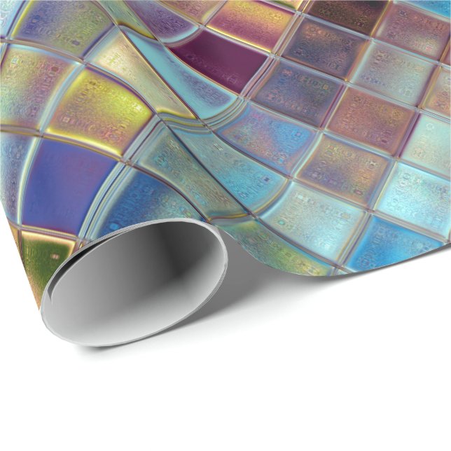 Stormy Skies - Individuell anpassbare Kinderkunst Geschenkpapier (Rolleneckpunkt)