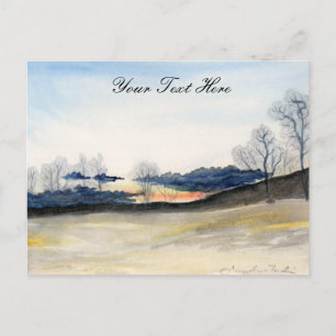 Stormy Sky Postcard Postkarte