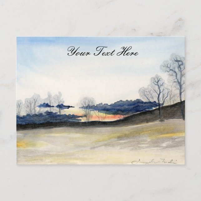 Stormy Sky Postcard Postkarte (Vorderseite)