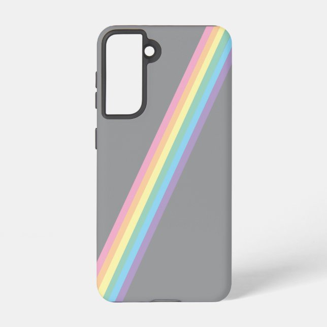 Stormy Sky & Rainbow Samsung Galaxy Hülle (Rückseite)