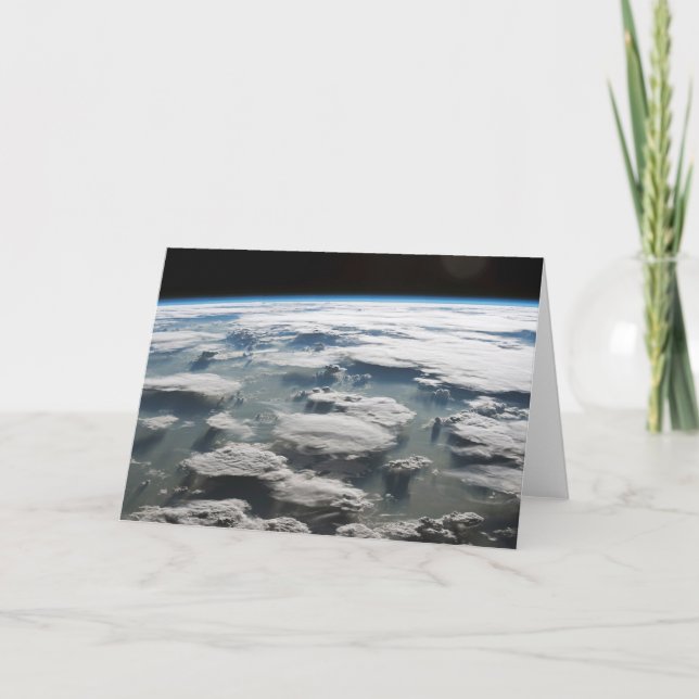 Stormy Sky über dem Amazonas Karte (Vorderseite)