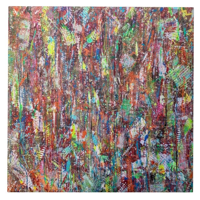 Stormy Weather 6 x 6 Keramiken Tile Fliese (Vorderseite)