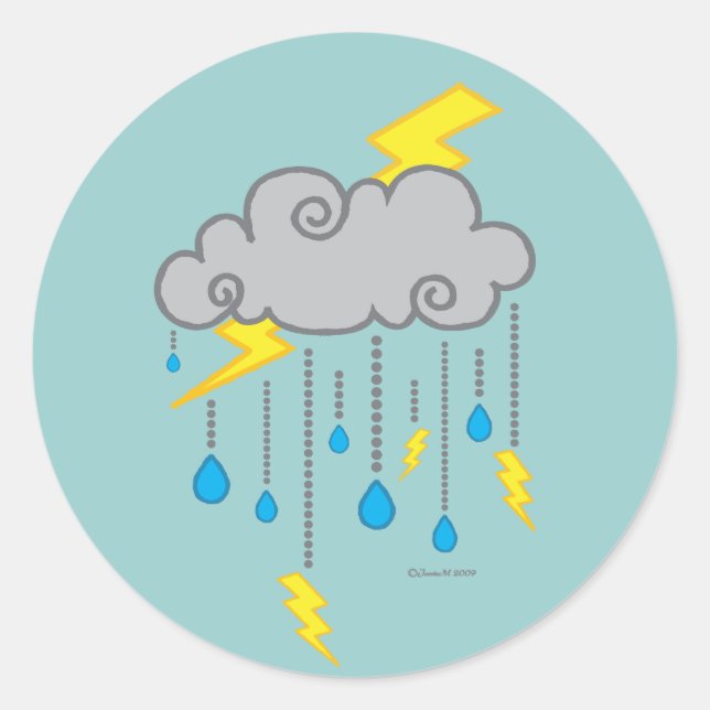 Stormy Weather Sticker (Vorderseite)
