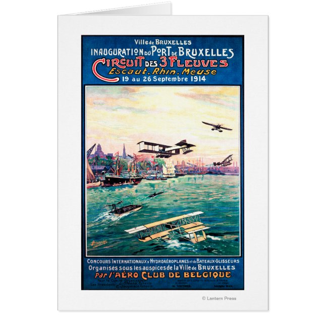 Storniertes Flugboot-Werbeplakat (Vorne)