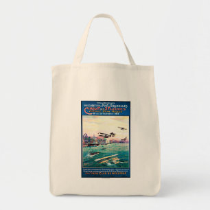 Storniertes Flugboot-Werbeplakat Tragetasche
