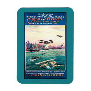 Storniertes Flugzeug-Werbeplakat Magnet