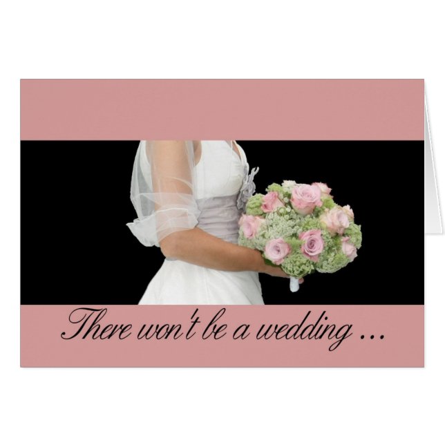 Stornierung einer Hochzeit (Vorderseite (Horizontal))