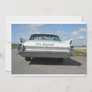 Stornierung einer Hochzeit Ankündigung