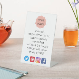 Stornierungsankündigung für das Schild "Salon" ode