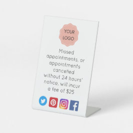 Stornierungsankündigung für das Schild "Salon" ode