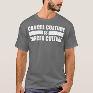 Stornierungskultur ist Kultur Weiße Text T-Shirt