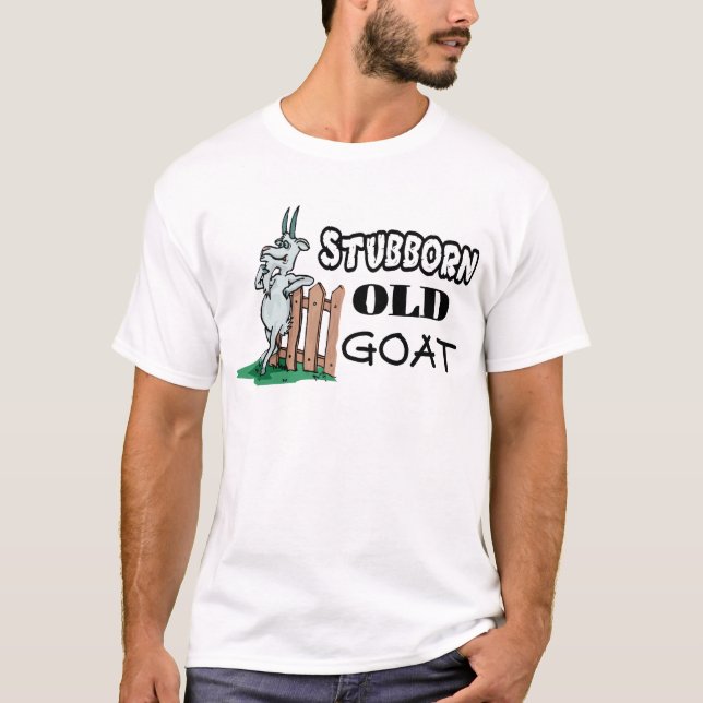 Störrische alte Ziege T-Shirt (Vorderseite)