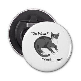 Störrische Katze Flaschenöffner