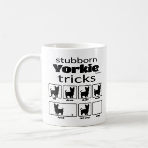 Störrische Yorkie Tricks Kaffeetasse