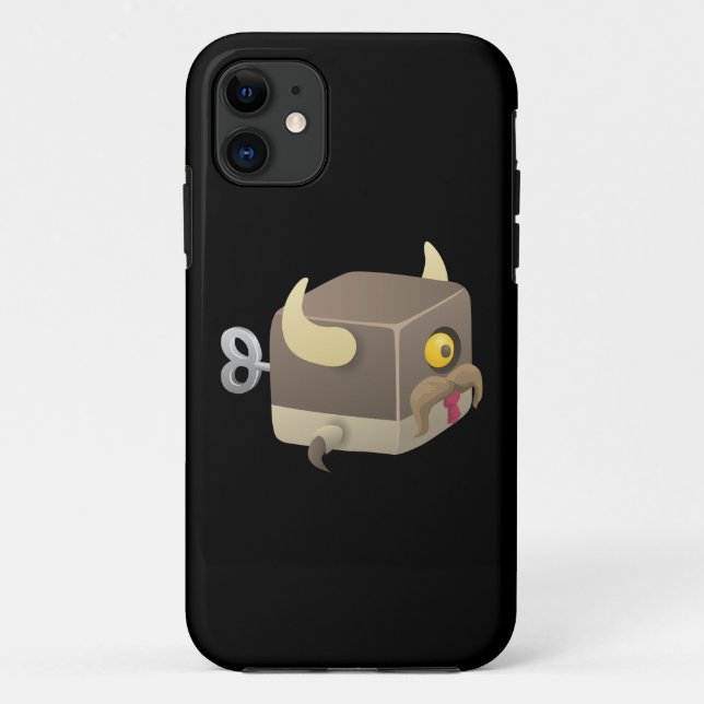 Störschubonkel freundliches cubimal Case-Mate iPhone hülle (Rückseite)