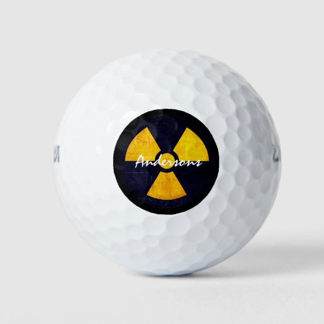 Störstrahlungssymbol Golfball (Vorderseite)