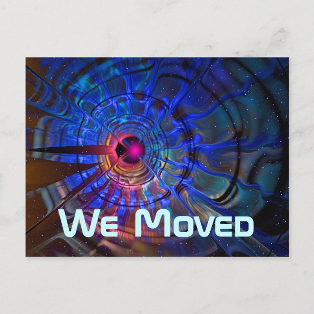 Störung Ankündigungspostkarte (Vorderseite)