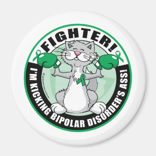 Störungs-Katzen-Kämpfer Magnet