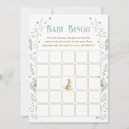 Story Book Baby Shower Baby Bingo Game Card Einladung