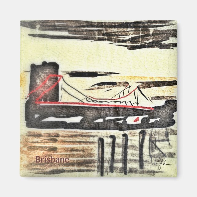 Story Bridge Brisbane Magnet (Vorne)