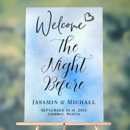 Story fängt Elegant Wedding Willkommen Akryllische Acrylschild