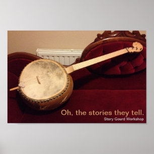 Story Gourd Poster - Roost Bass auf Chesterfield