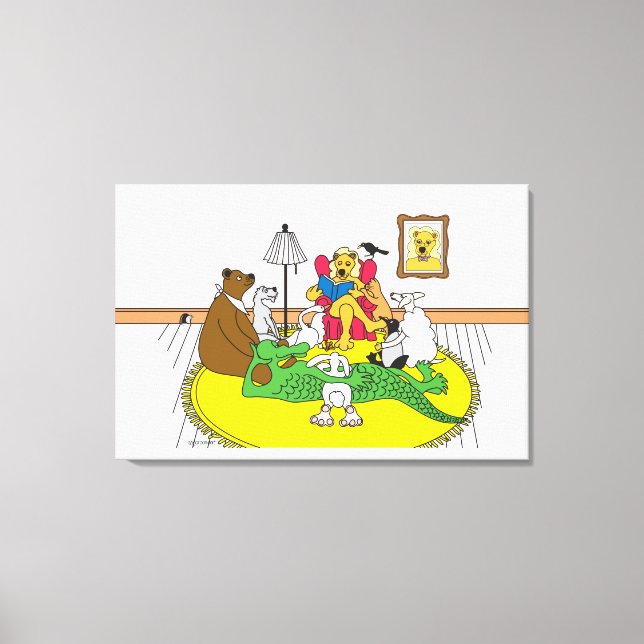 Story Hour Canvas Print Leinwanddruck (Vorderseite)