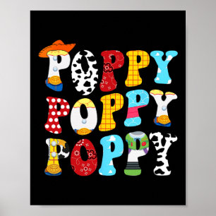 Story Poppy Toy Boy Story Vater Vathage Day T-Shir Poster