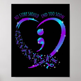 Story sollte das glückliche Selbstmordbewusstsein Poster