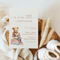 Storybook A New Tale Baby Shower Teddy Boho