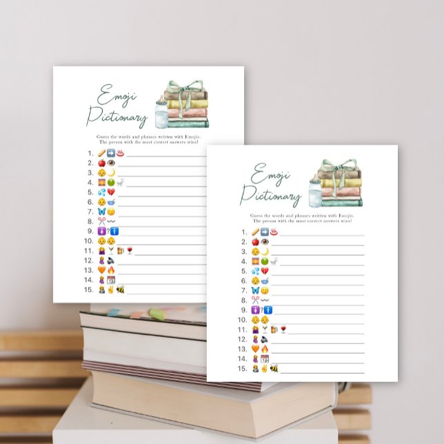 Storybook Baby Dusche Emoji Bilderspiel (Von Creator hochgeladen)